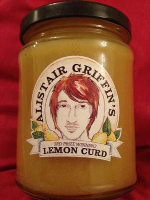 Alistair Griffin's 3rd Prize Winning Lemon Curd
